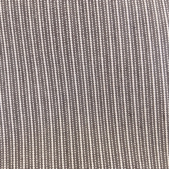 NWOT Liz Claiborne Capris‎ Gray White Pin Stripes - Picture 2 of 5